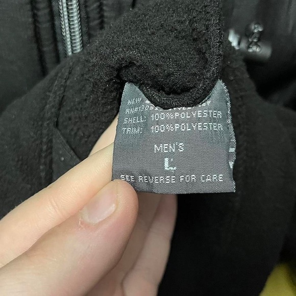 New Balance full zip fleece three pocket adjustable waist long sleeve jacket - Picture 6 of 8